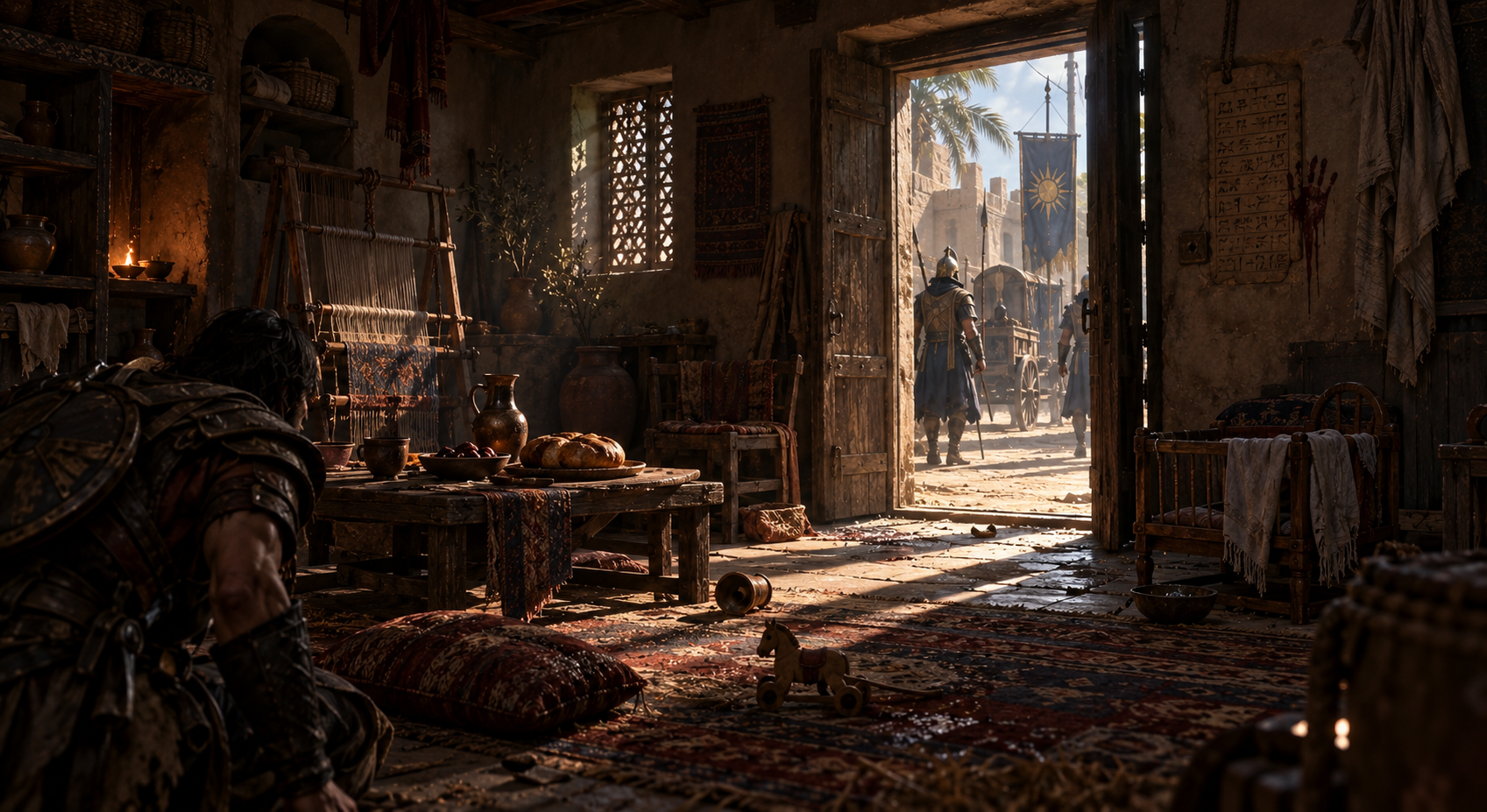 A family home after a royal household taking