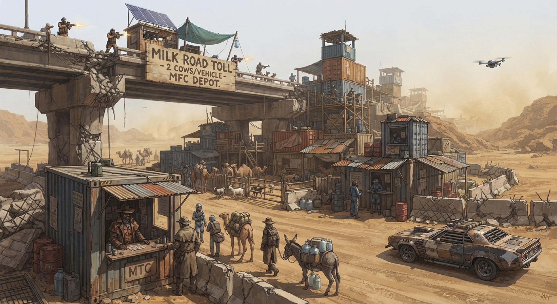 Daily life in a frontier market