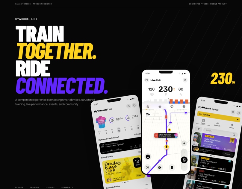 MyWhoosh Link connected fitness interfaces