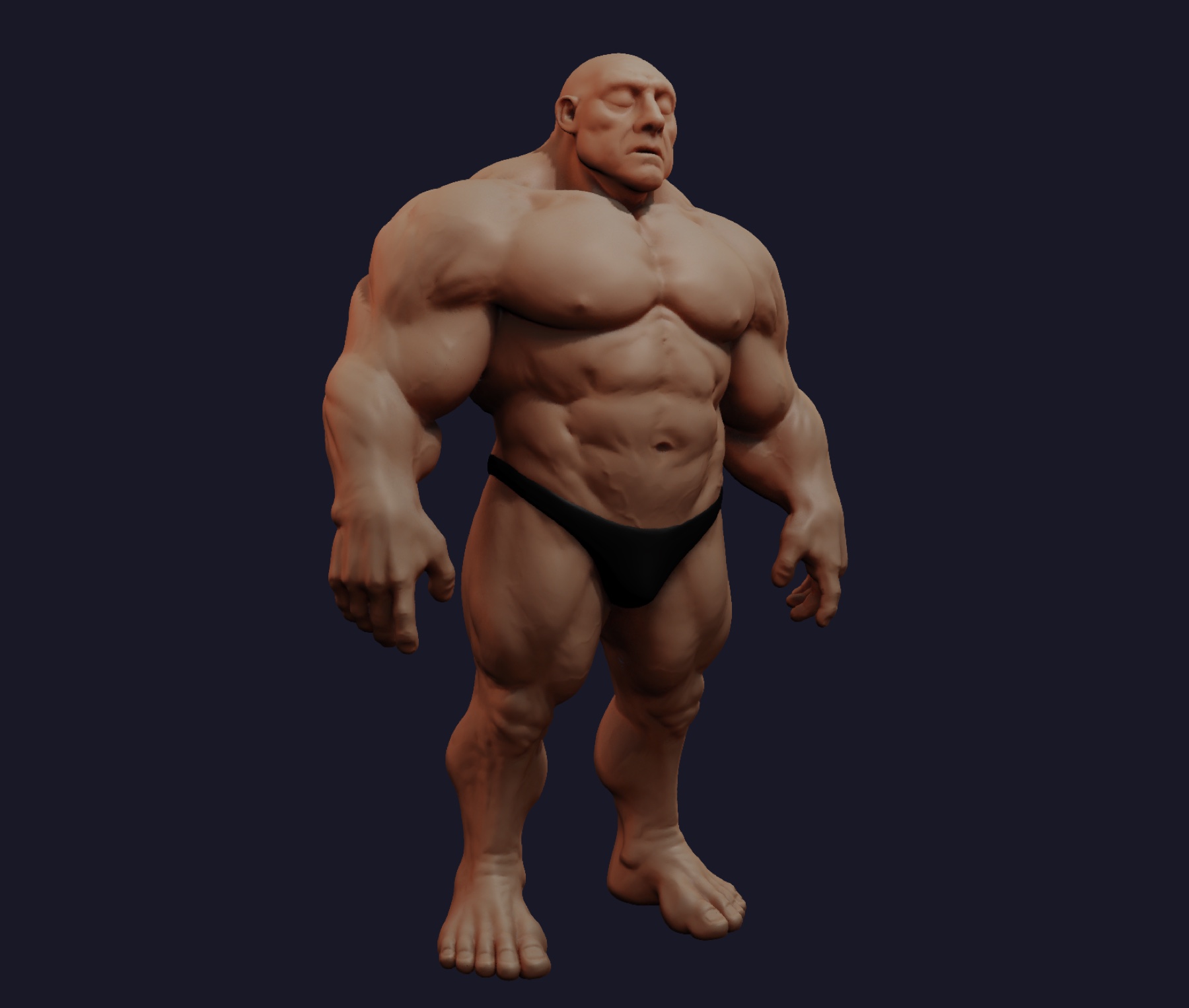 Human character VFE render