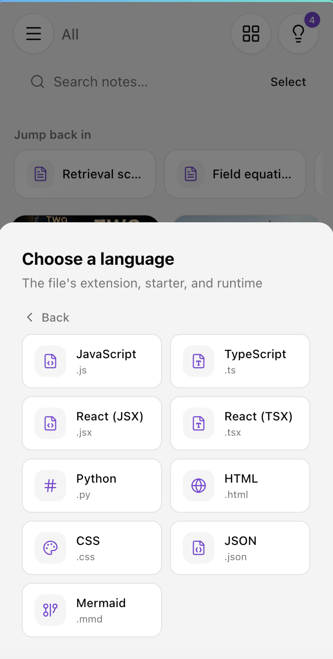 Programming language choices